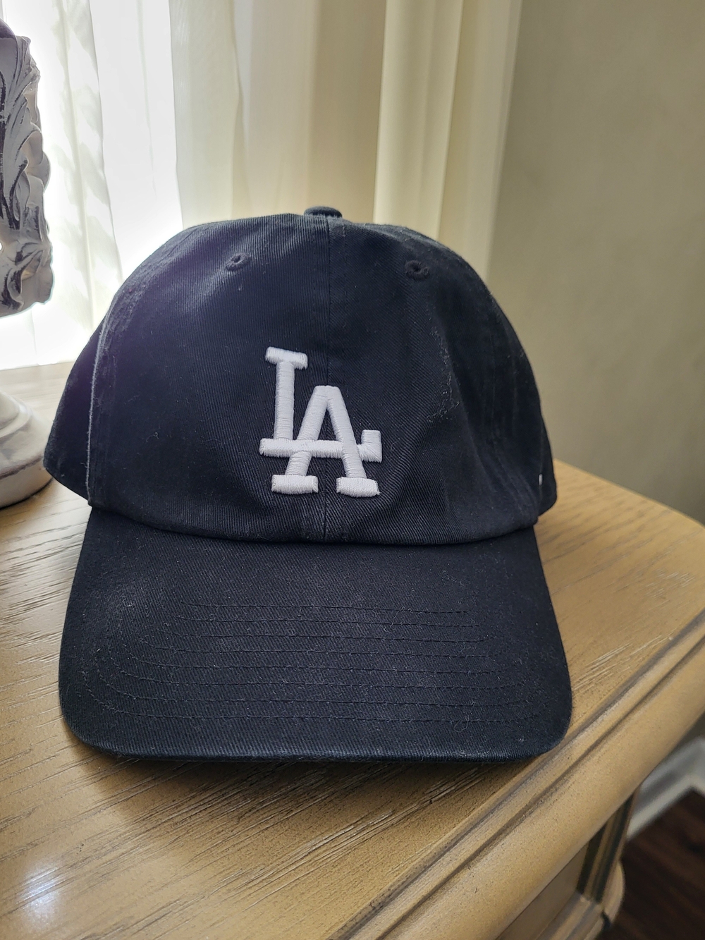 '47 LA Dodgers Black Adjustable Cap